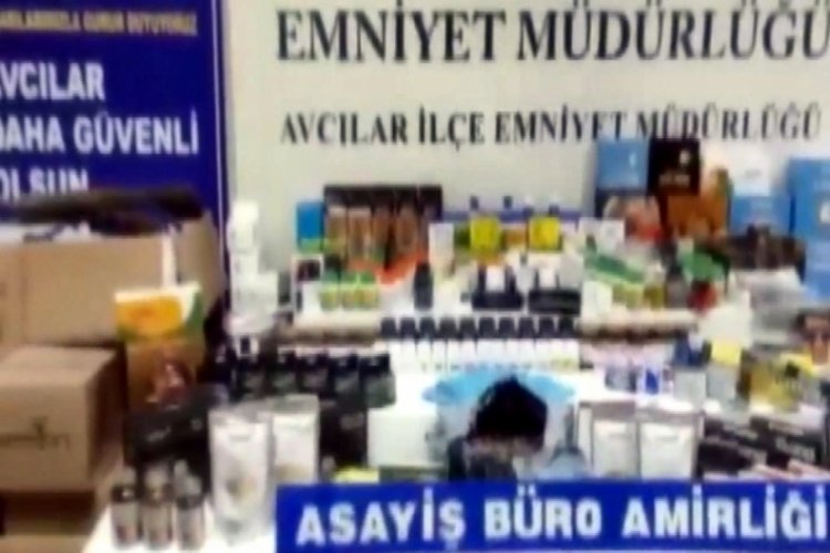 İstanbul Avcılar'da 1.5 milyon lira tutarında ka&ccedil;ak ve sahte cinsel i&ccedil;erikli &uuml;r&uuml;n ele ge&ccedil;irildi
