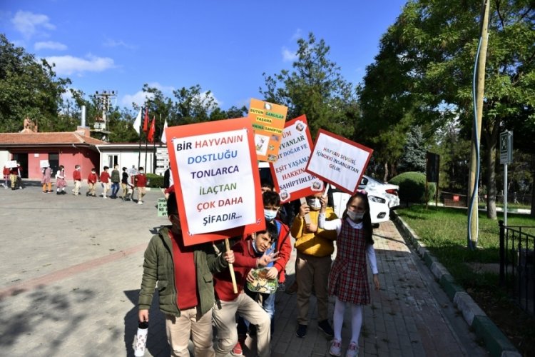 Bursa'da Hayvanları Koruma G&uuml;n&uuml; etkinliği