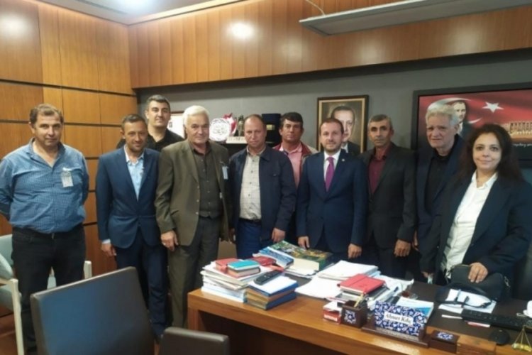 Bursa Damızlık Koyun Ke&ccedil;i Yetiştiricileri Birliği'nden Milletvekili Kılı&ccedil;'a ziyaret