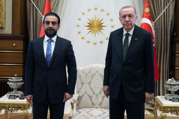 Cumhurbaşkanı Erdoğan, Irak Takaddum Partisi Genel Sekreterini kabul etti