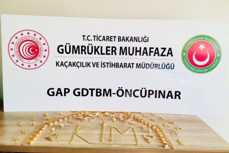 Kilis'te sınırdan beline sardığı 478 gram altınla ge&ccedil;meye &ccedil;alıştı