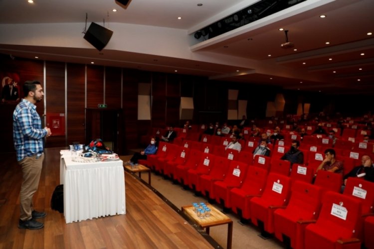 Bursa'da belediye personeline y&uuml;ksekte &ccedil;alışma eğitimi verildi