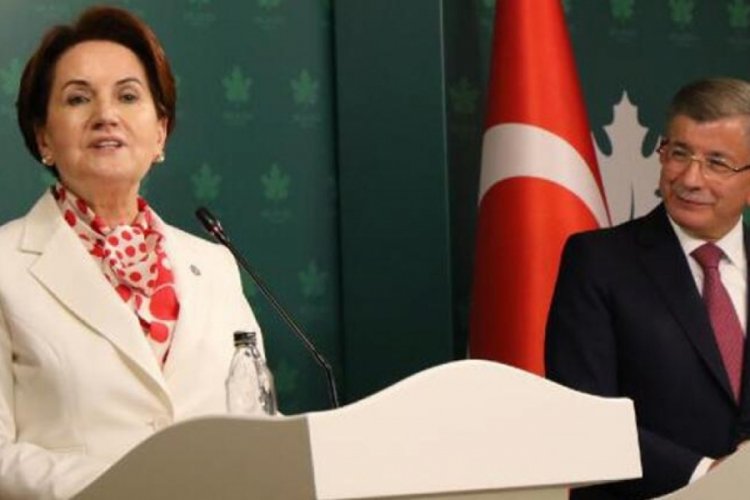 İYİ Parti Genel Başkanı Akşener'den Davutoğlu'na ziyaret