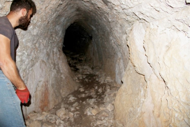Muğla'da 60 metre uzunluğunda tonozlu t&uuml;nel bulundu
