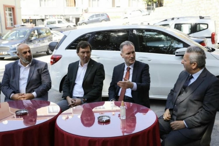 Başkan taban, Bursa İneg&ouml;l'de din g&ouml;revlilerini ziyaret etti