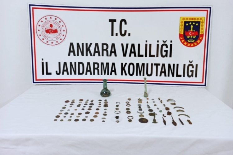 Ankara'da 100'&uuml; aşkın tarihi eser ele yakalandı