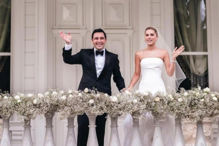 Hacı Sabancı ve Nazlı Kayı çifti evlendi