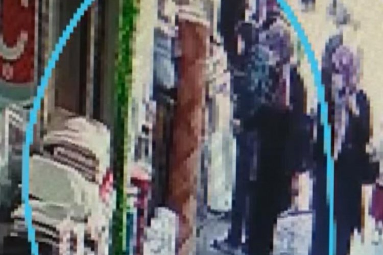 Konya'da 2 kadının battaniye hırsızlığı kamerada