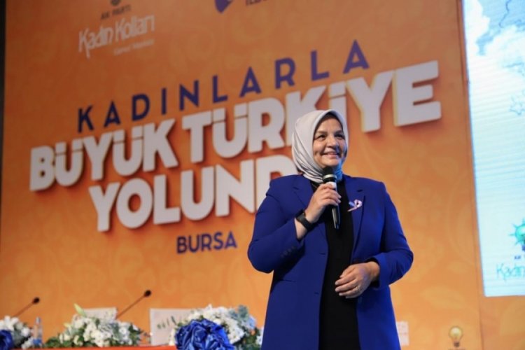 AK Parti Kadın Kolları Başkanı Ayşe Keşir Bursa'da konuştu