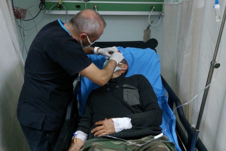 Samsun'da tarım aracı şarampole yuvarlandı: 1 yaralı