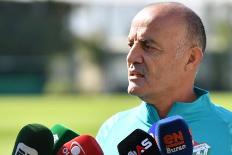 Bursaspor Teknik Direktörü Özcan Bizati: Önde oynamak, baskı kurmak istiyoruz