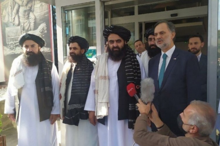 Taliban heyeti Kızılay'a ziyaret ger&ccedil;ekleştirdi