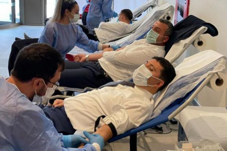 Cumhurbaşkanlığı'ndan kan bağışı kampanyasına destek verdi
