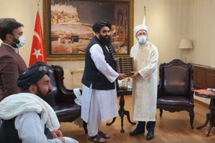 Diyanet İşleri Başkanı Ali Erbaş, Taliban heyetini ağırladı