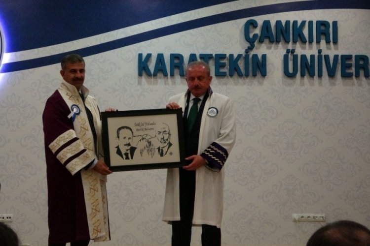 Meclis Başkanı Şentop'a "fahri doktora" unvanı verildi