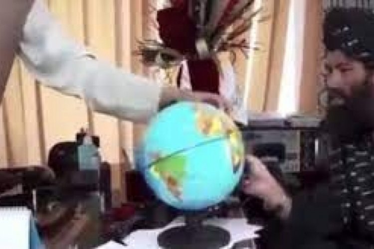 Haritada Afganistan'ı bulamayan Taliban &uuml;yesi g&uuml;ndem oldu