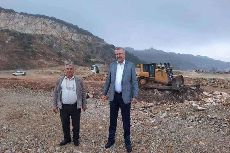 Bursa Karacabey'in geleceğine katkı sağlayacak Yeşildere Barajı g&uuml;n sayıyor