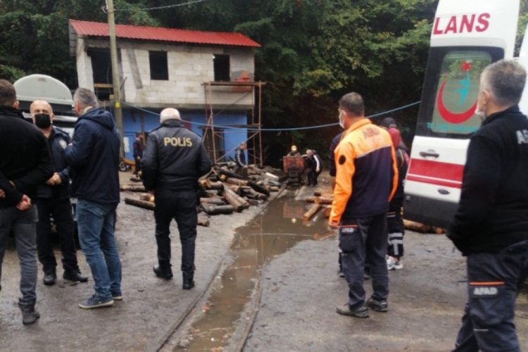 Zonguldak'ta maden ocağında g&ouml;&ccedil;&uuml;k!