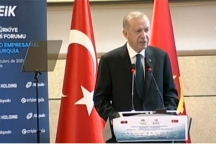 Cumhurbaşkanı Erdoğan: 2021'i yüzde 9'luk büyüme ile kapatmayı hedefliyoruz