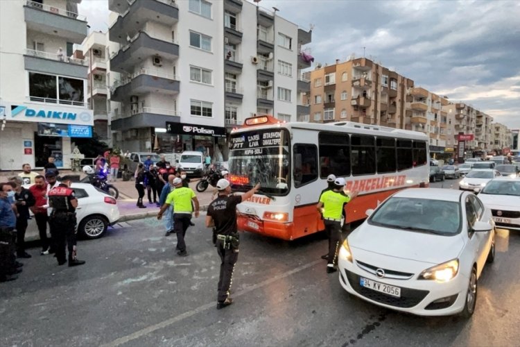Mersin'de halk otobüsü kaza yaptı: 20 yaralı