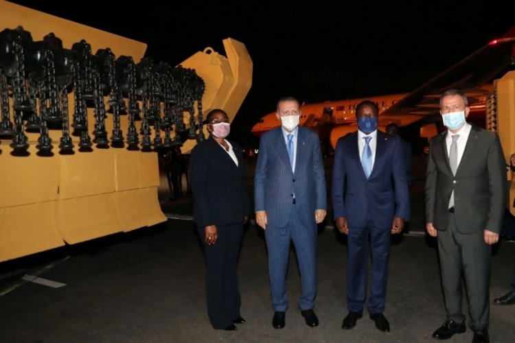 Cumhurbaşkanı Erdoğan, Togo'dan ayrıldı