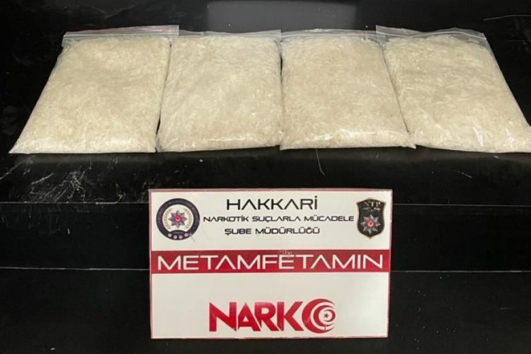 Y&uuml;ksekova'da 2 kilo 200 gram uyuşturucu ele ge&ccedil;irildi