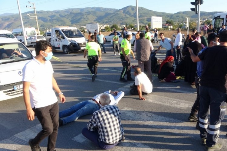 Osmaniye'de otobüsün altında kalan motosiklet sürücüsü hayatını kaybetti