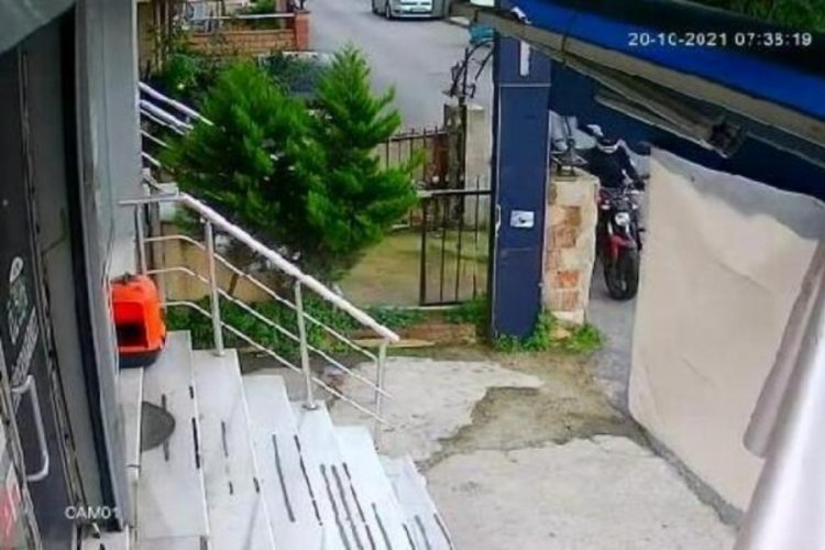 İstanbul Ümraniye'de motosiklet hırsızlığı!