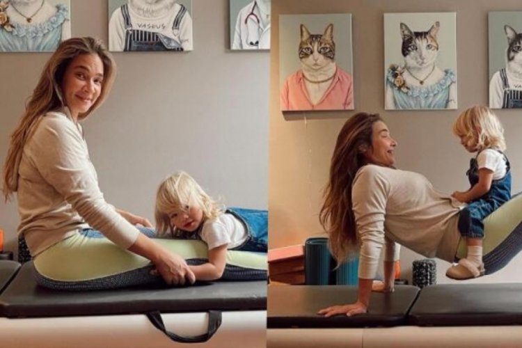 M&uuml;ge Boz ile Vina'nın spor keyfi