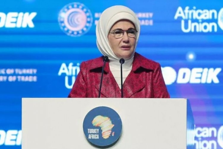 Emine Erdoğan, T&uuml;rkiye-Afrika Kadın Liderlik Diyaloğu Paneli'nde konuşma yaptı