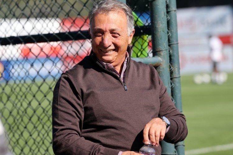 Beşiktaş Başkanı &Ccedil;ebi, Galatasaray ma&ccedil;ı hazırlıklarını izledi