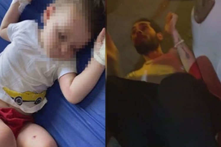 İki yaşındaki &ccedil;ocuğuna eziyetten yargılanıyordu! Serbest kaldı