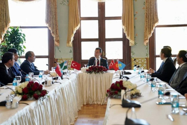 Ekrem İmamoğlu, Orta Asya'daki diplomatlarla buluştu
