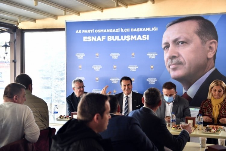 AK Parti Osmangazi teşkilatı, Kükürtlü esnafı ile buluştu