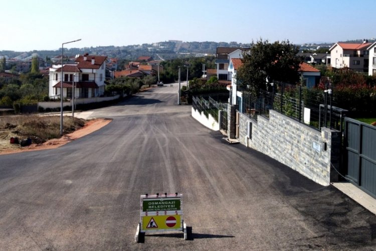 Bursa Nilüferköy'de yollar asfaltla kaplandı