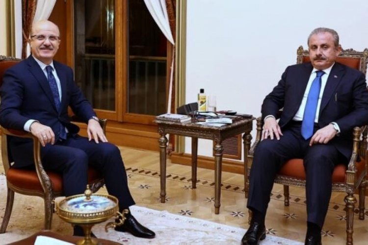 TBMM Başkanı Şentop, Y&Ouml;K Başkanı ile BBP Genel Başkanı Destici'yi kabul etti