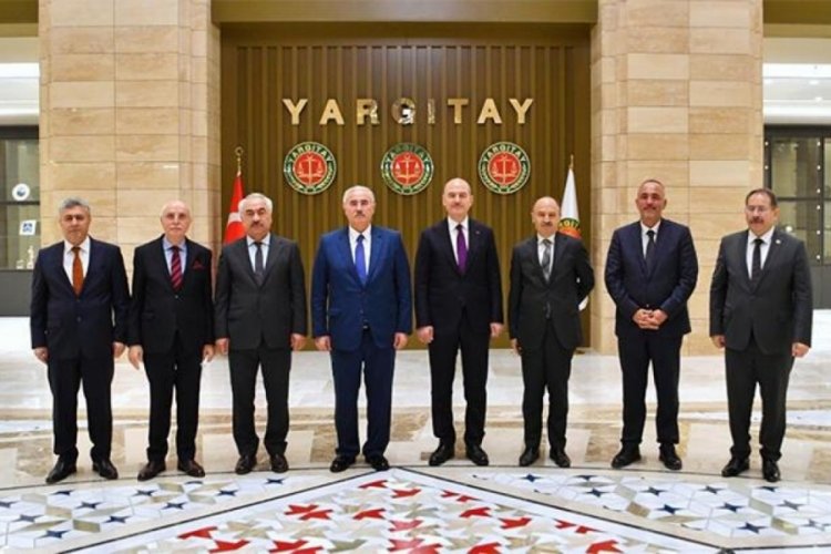 İ&ccedil;işleri Bakanı Soylu, Yargıtay ve Sayıştay başkanlarını ziyaret etti