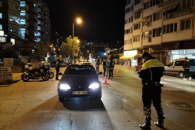 Bursa'da Gemlik'te asayiş uygulaması!