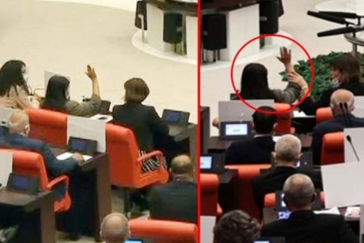 Tezkere oylamasında ilgin&ccedil; anlar: Pervin Buldan evet oyu verdi