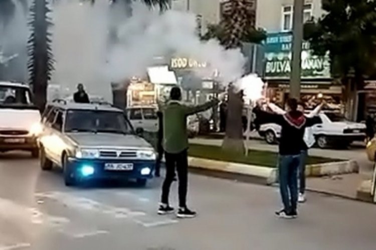 Samsun'da yolu kapatıp oynadılar, cezadan kurtulamadılar