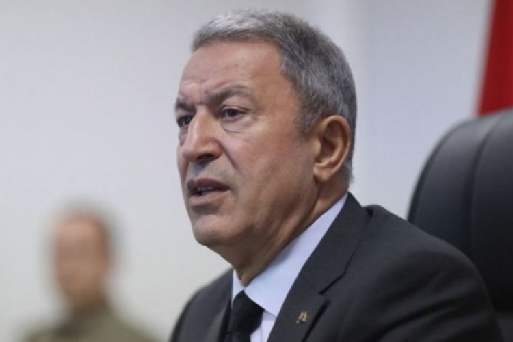 Bakan Akar, &Ccedil;ad Milli Savunma ve Gaziler Bakanı ile bir araya geldi