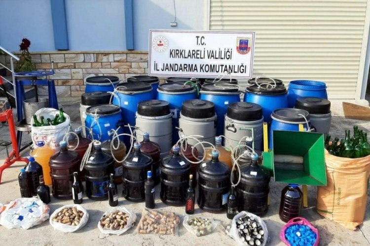 Kırklareli'de &uuml;retim tesisine operasyon!