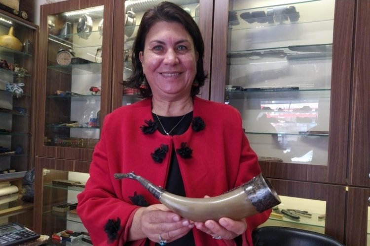 Bursa'da &Ccedil;arlar devrinden kalma boynuz kadeh sahibini arıyor