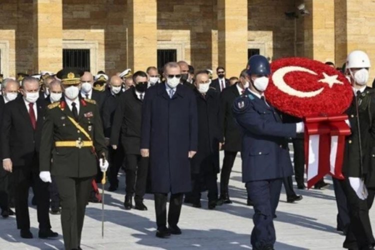Anıtkabir'de 29 Ekim Cumhuriyet Bayramı t&ouml;reni