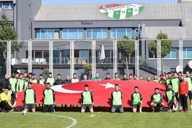 Bursaspor, Cumhuriyet Bayramı'nı kutladı!