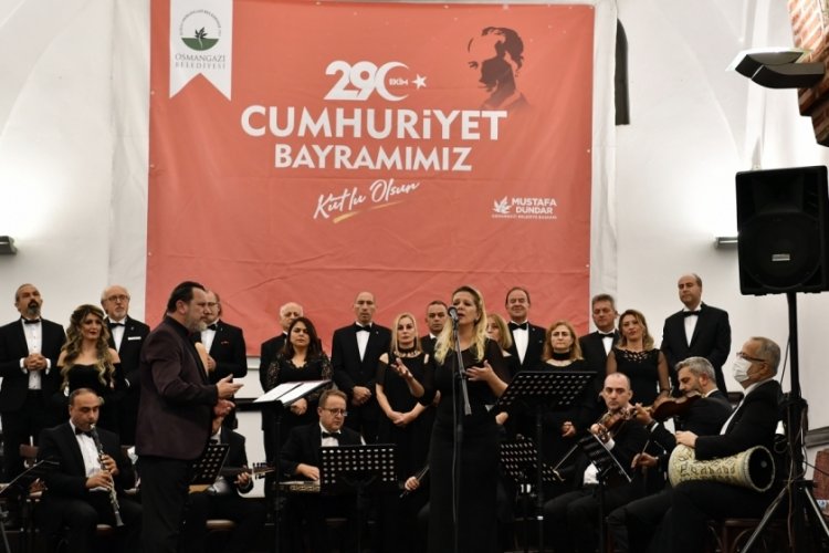 Bursa Osmangazi'de Cumhuriyet bayramı &ouml;zel konseri