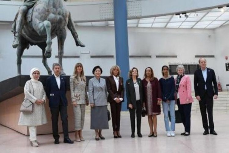 Emine Erdoğan, Capitolini M&uuml;zesi'ni ziyaret etti