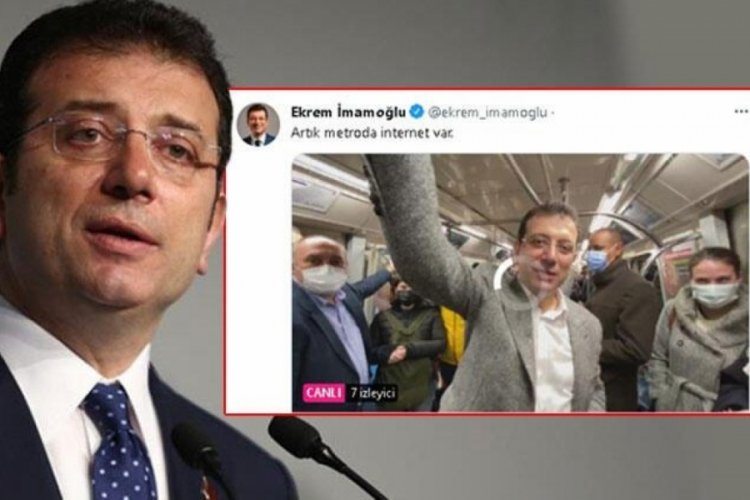 Ekrem İmamoğlu'nun canlı yayın yaptığı sırada bağlantı koptu