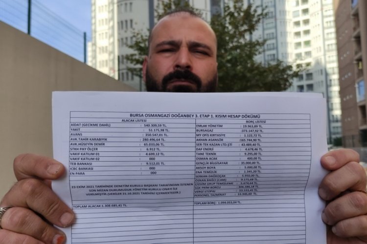 Bursa'da 3 bin kişinin yaşadığı sitenin dolandırıcılıkla su&ccedil;lanan y&ouml;neticisi konuştu