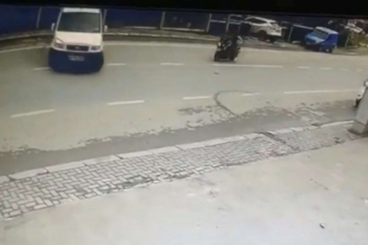 İstanbul Beykoz'da feci kaza! Otomobilin camında asılı kaldı